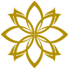 Logo Flower Chakras Doré